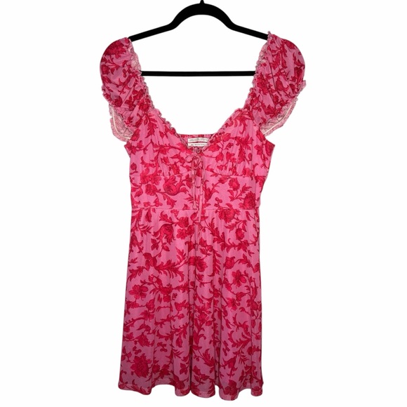 NEW Urban Outfitters Audrey Mesh Mini Dress - Picture 4 of 6